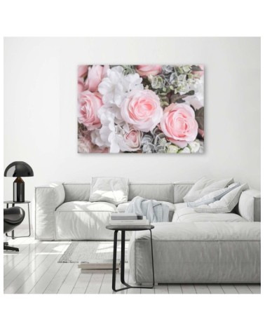 Leinwandbild modern - Rosa Rosen | Feeby
