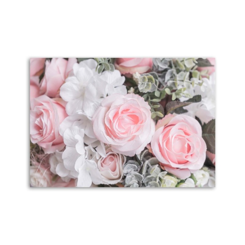 Leinwandbild modern - Rosa Rosen | Feeby
