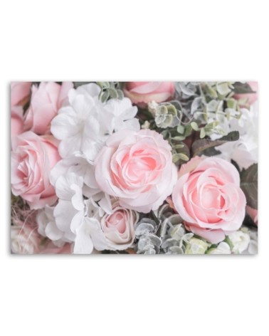 Leinwandbild modern - Rosa Rosen | Feeby