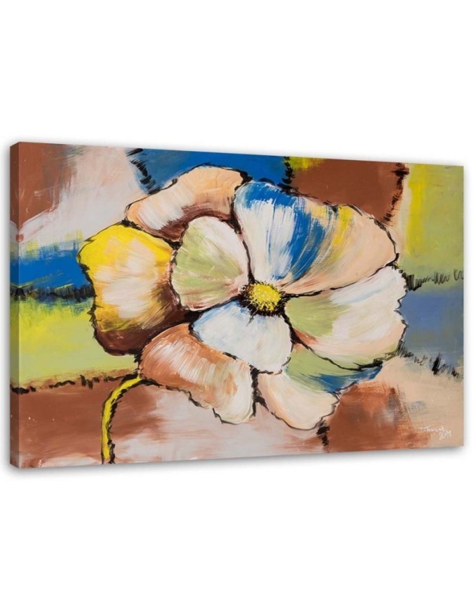 Leinwanddruck - Farbige Blumen | Feeby