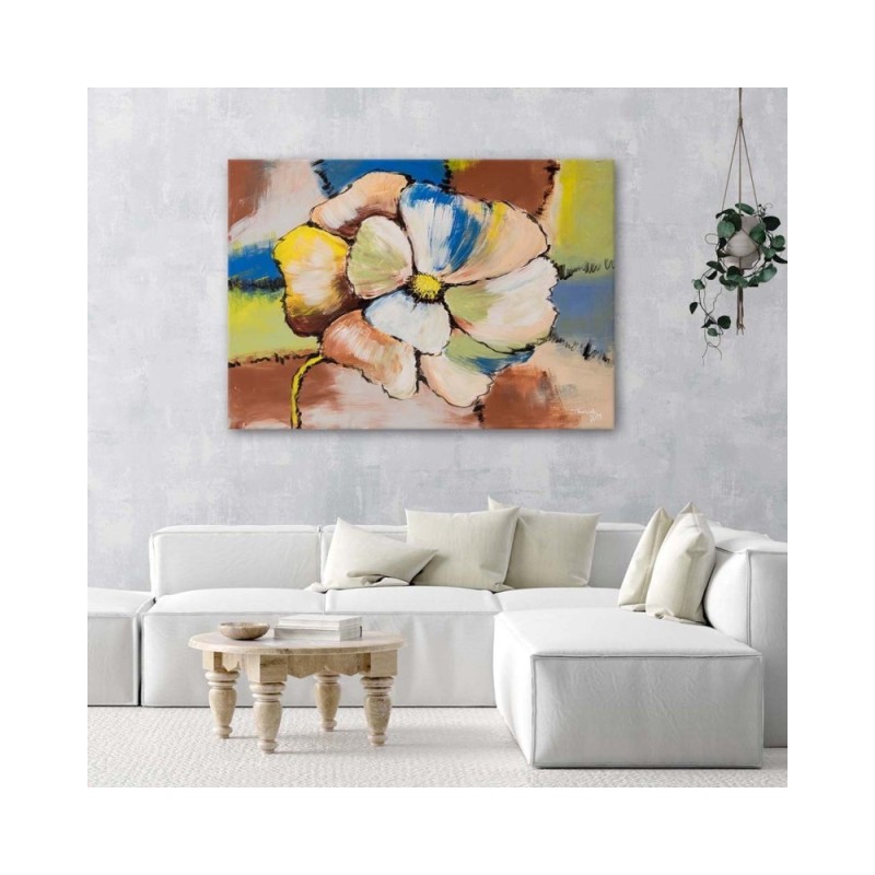 Leinwanddruck - Farbige Blumen | Feeby