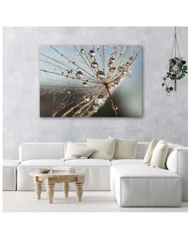 Modernes Wandbild - Inflator in den Tautropfen | Feeby