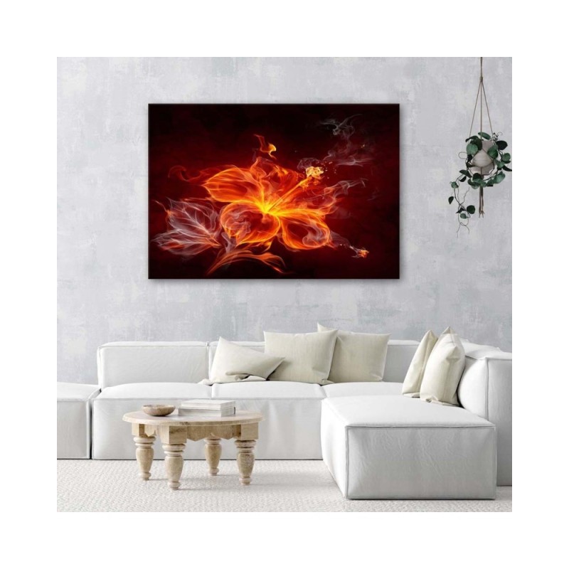 Bild auf Leinwand - Flammenblume | Feeby