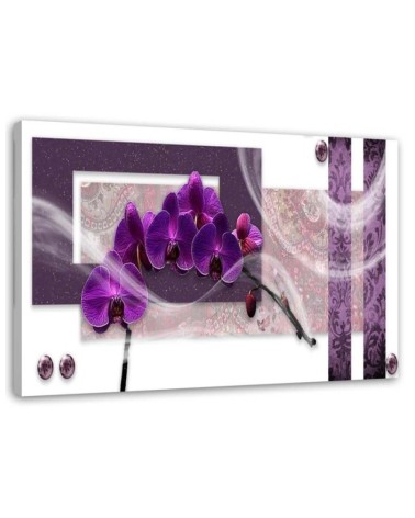 Bild auf Leinwand - Lila Orchidee | Feeby