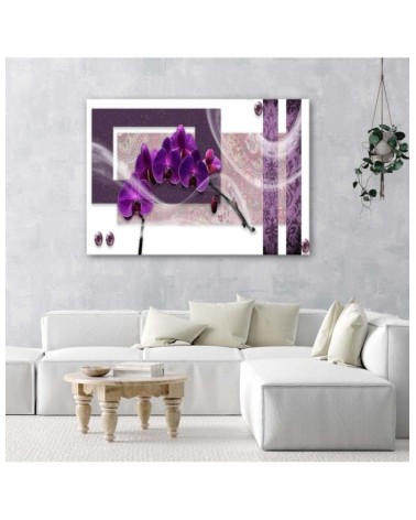 Bild auf Leinwand - Lila Orchidee | Feeby