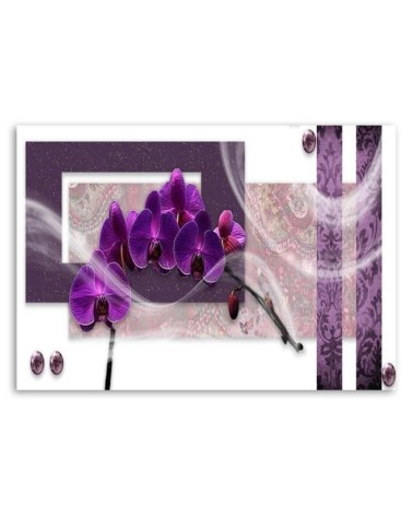 Bild auf Leinwand - Lila Orchidee | Feeby