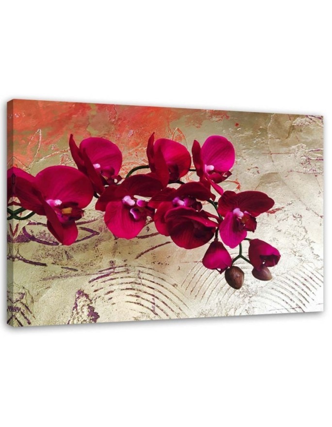 Czerwone orchidee - Obraz do salonu | FEEBY