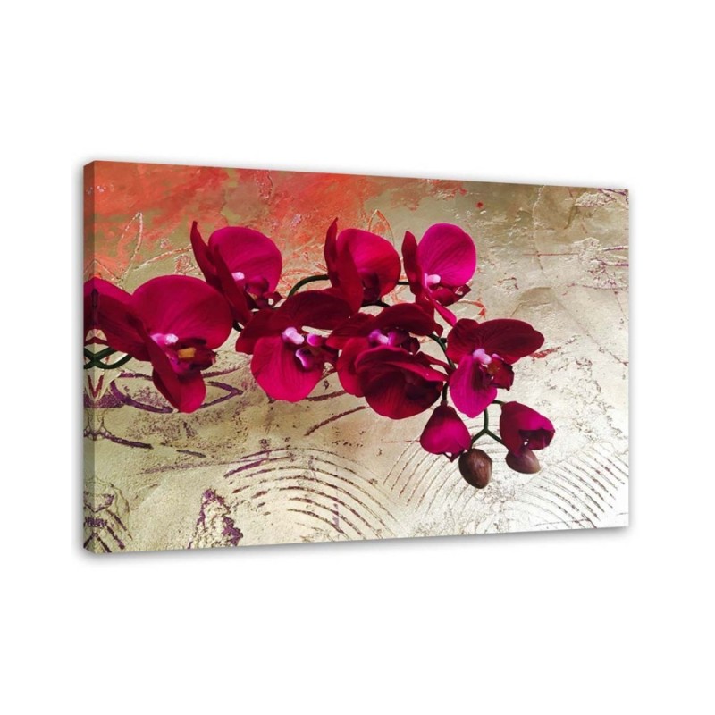 Czerwone orchidee - Obraz do salonu | FEEBY