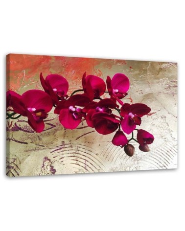 Czerwone orchidee - Obraz do salonu | FEEBY