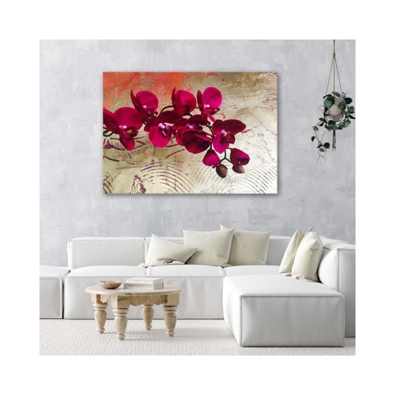 Leinwanddruck - Rote Orchideen | Feeby