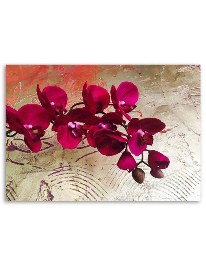 Czerwone orchidee - Obraz do salonu | FEEBY