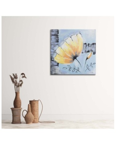 Bild auf Leinwand - Blume mit Kelch nach links | Feeby