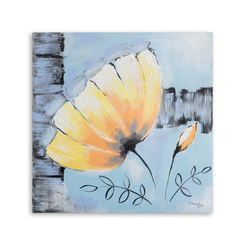 Bild auf Leinwand - Blume mit Kelch nach links | Feeby