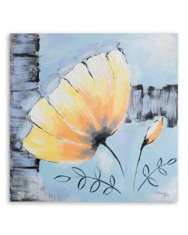 Bild auf Leinwand - Blume mit Kelch nach links | Feeby