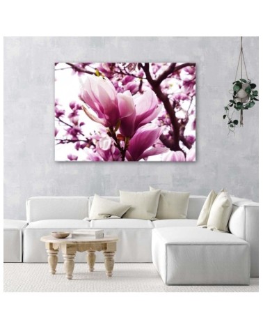 Leinwandbild - Blühende Magnolie | Feeby