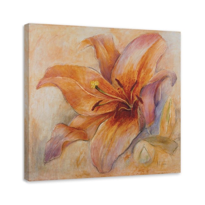 Dekoratives Leinwandbild - Seerose in Nahaufnahme | Feeby