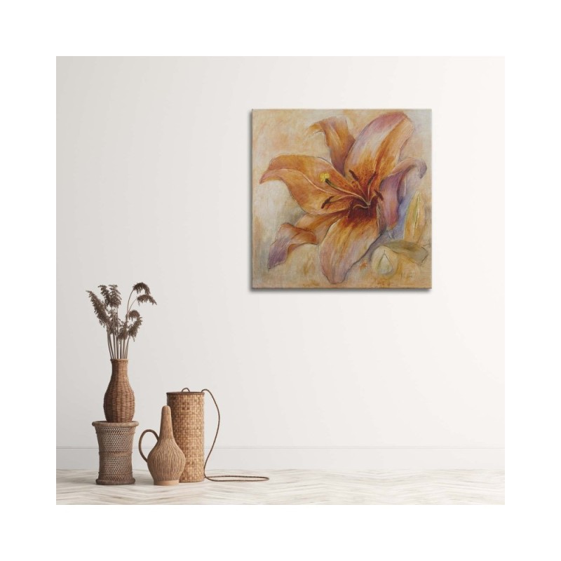 Dekoratives Leinwandbild - Seerose in Nahaufnahme | Feeby