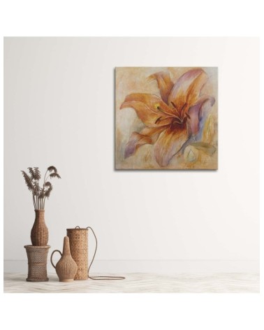 Dekoratives Leinwandbild - Seerose in Nahaufnahme | Feeby