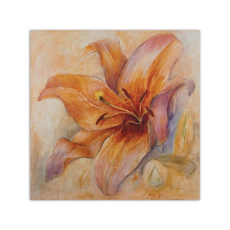 Dekoratives Leinwandbild - Seerose in Nahaufnahme | Feeby