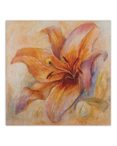 Dekoratives Leinwandbild - Seerose in Nahaufnahme | Feeby