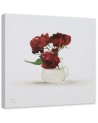 Painted painting - Red roses in a vase | FEEBY