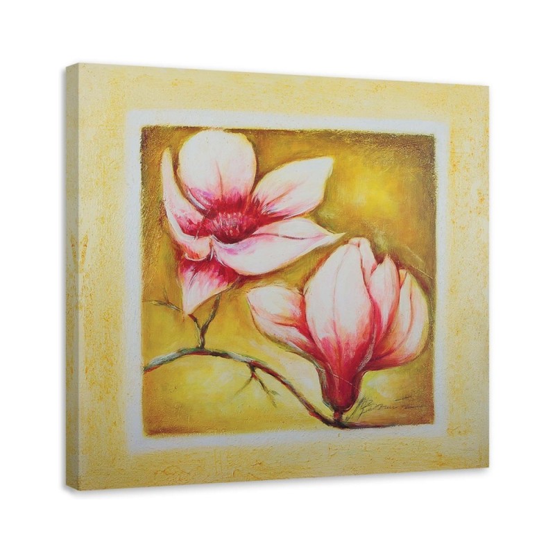 Bild auf Leinwand - Zwei Kirschblüten | Feeby