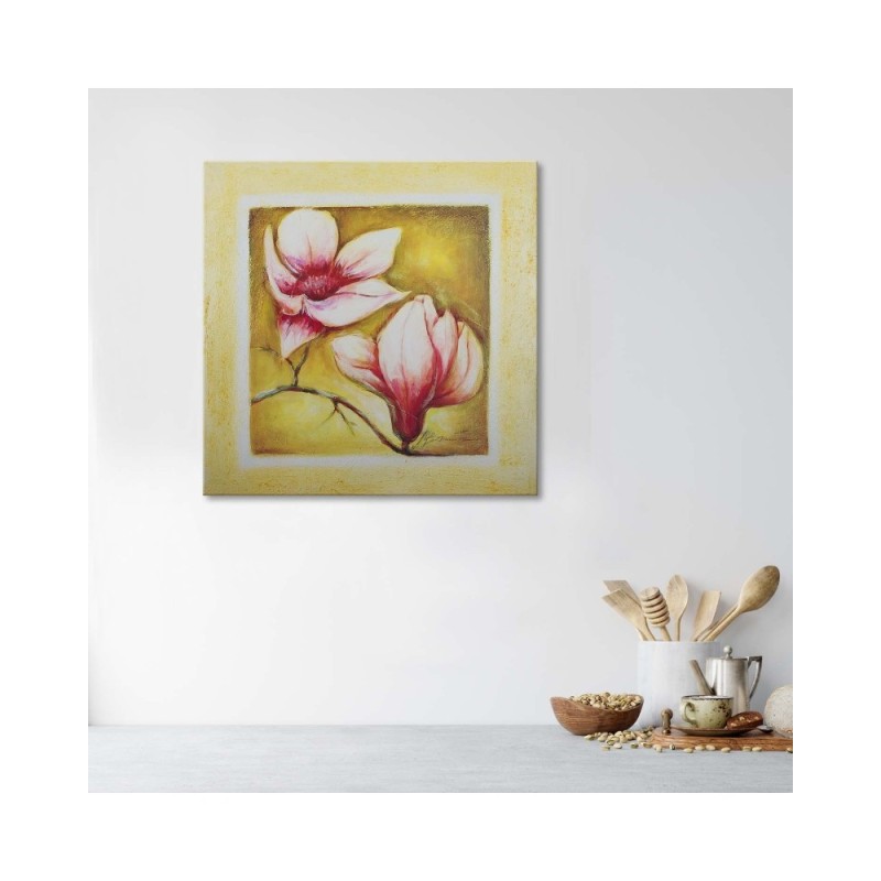 Bild auf Leinwand - Zwei Kirschblüten | Feeby