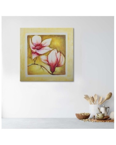 Bild auf Leinwand - Zwei Kirschblüten | Feeby