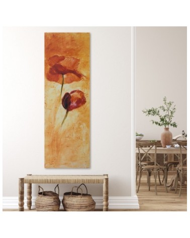 Leinwandbild - Zwei Mohnblumen | Feeby