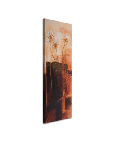 Canvas prints for living room - Hand-painted painting - Abstract flowers | FEEBY