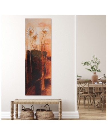 Leinwandbild - Drei Wildblumen | Feeby