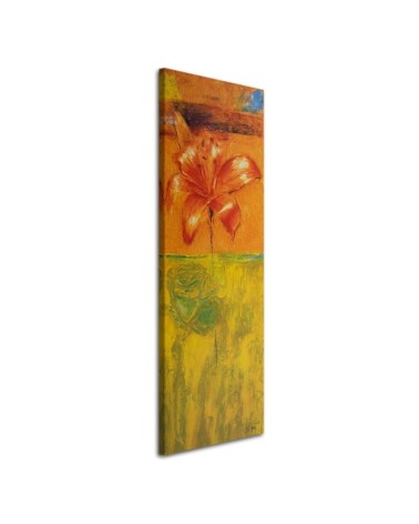 Modernes Wandbild - Orangefarbene Lilie | Feeby