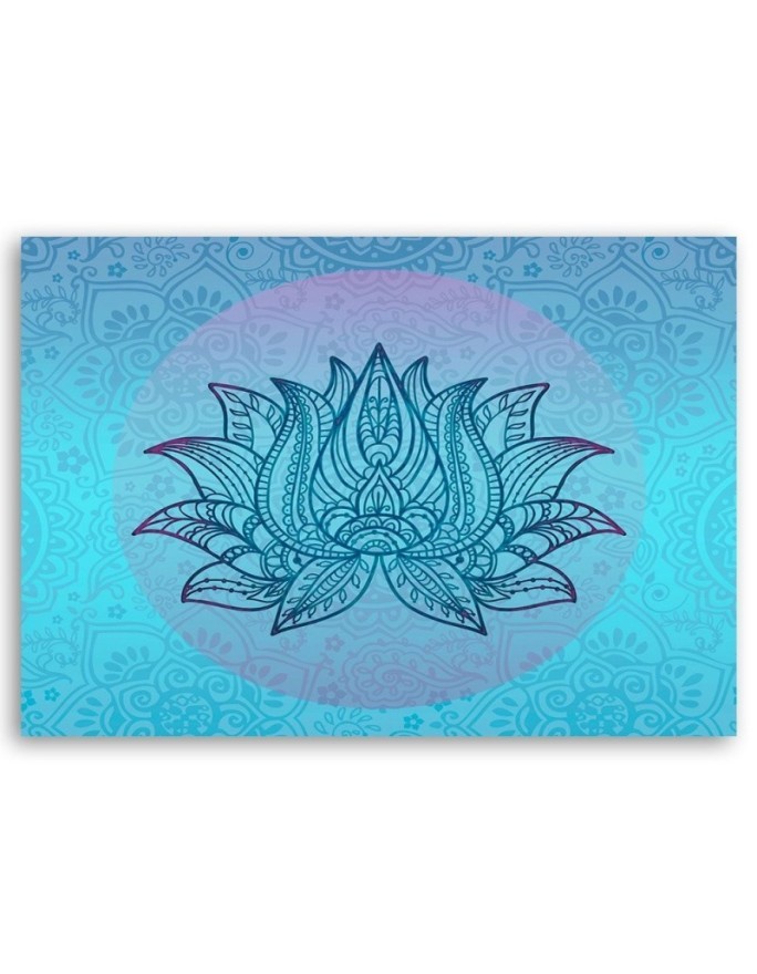 Mandala na niebieskim tle Andrea Haase - Obraz orientalny zen | FEEBY