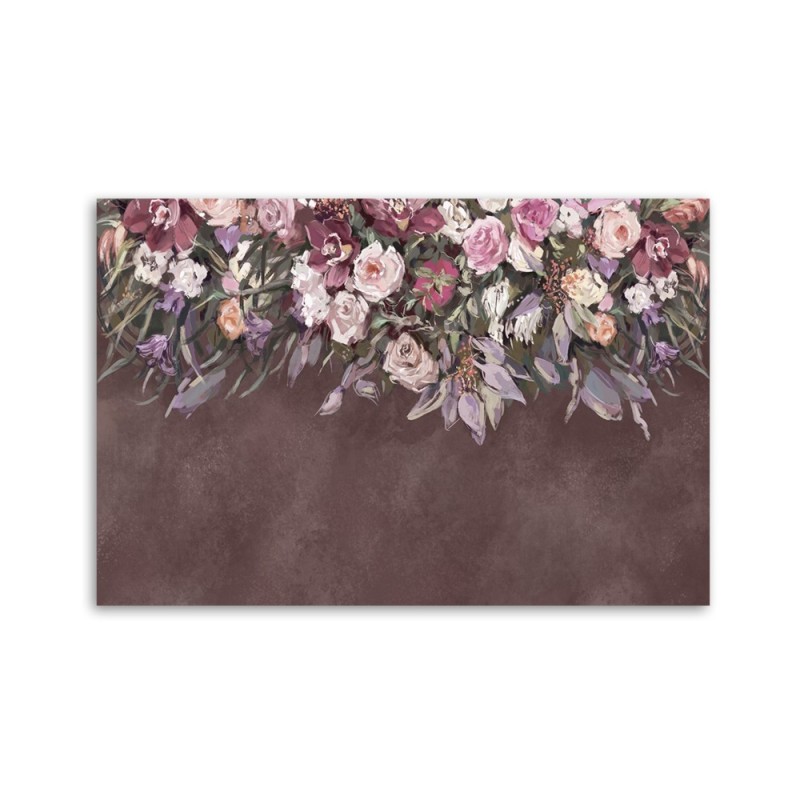 Bild auf Leinwand - Blumen überwachsen | Feeby