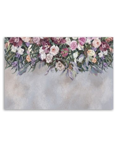 Leinwandbild modern - Blumen überwachsen | Feeby