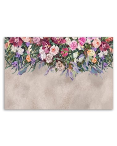 Leinwandbild - Blumen überwachsen | Feeby