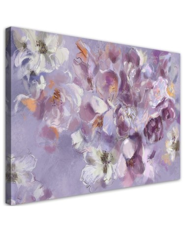 Canvas prints for living room - Painted flower iris | FEEBY