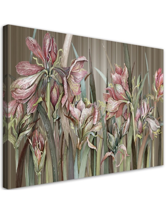 Leinwandbild - Iris Blumen | Feeby