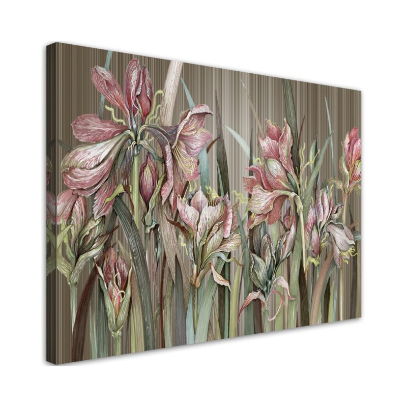 Leinwandbild - Iris Blumen | Feeby