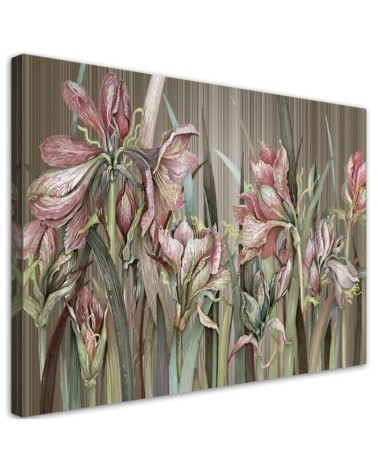 Leinwandbild - Iris Blumen | Feeby