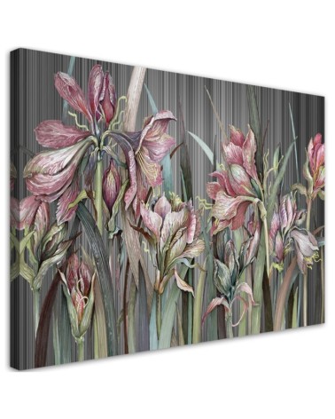 Pictures on Canvas for the bedroom - Irises flowers | FEEBY