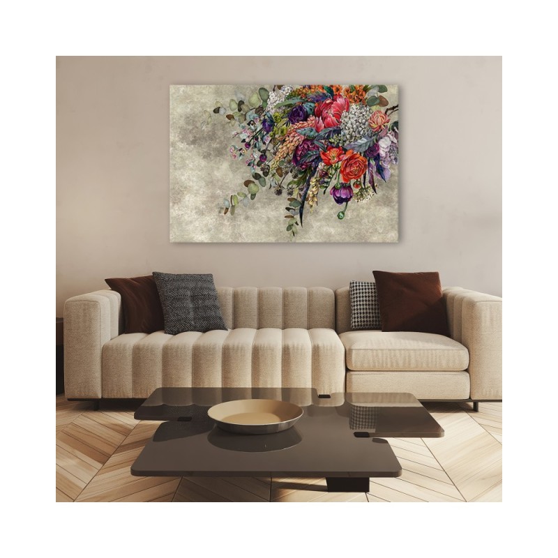 Leinwandbild - Blumenstrauß | Feeby