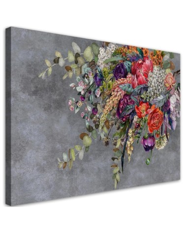 Canvas prints for living room modern - Hanging bouquet of flowers | FEEBY
