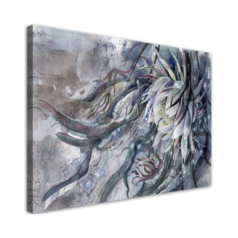 Leinwandbild - Blume der Königin der Nacht | Feeby