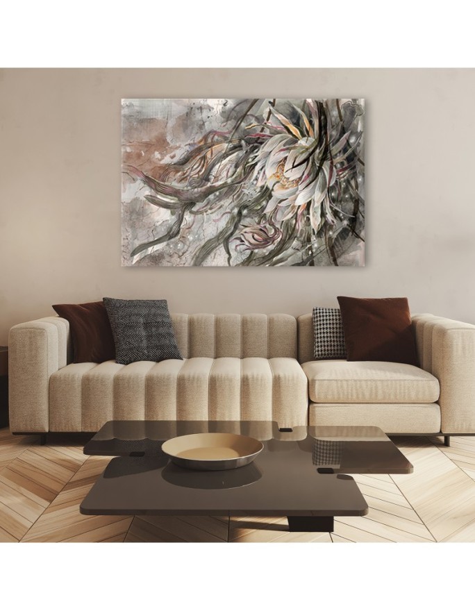 Decorative canvas painting - Lotus flower nature | FEEBY