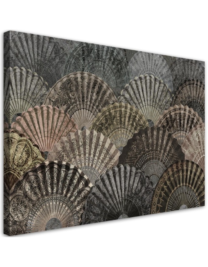 Modernes Wandbild - Luxuriöse Fans | Feeby
