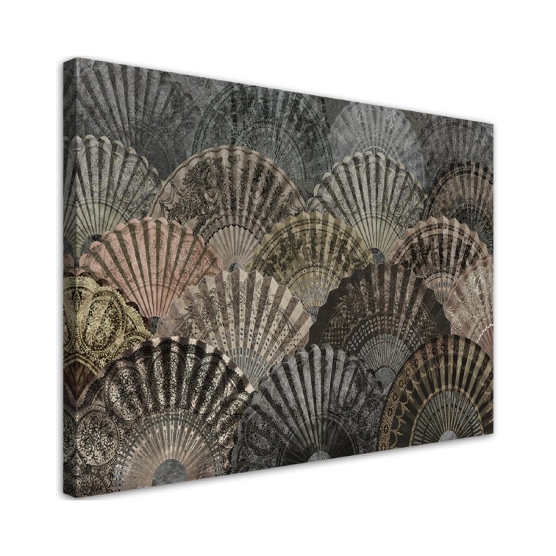 Modernes Wandbild - Luxuriöse Fans | Feeby