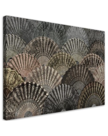 Decorative canvas painting - Luxury fans | FEEBY