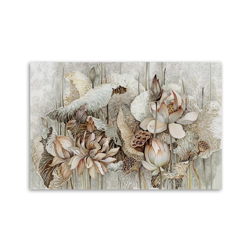 Modernes Wandbild - Saint Lotos Blumen | Feeby