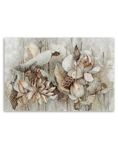 Modernes Wandbild - Saint Lotos Blumen | Feeby